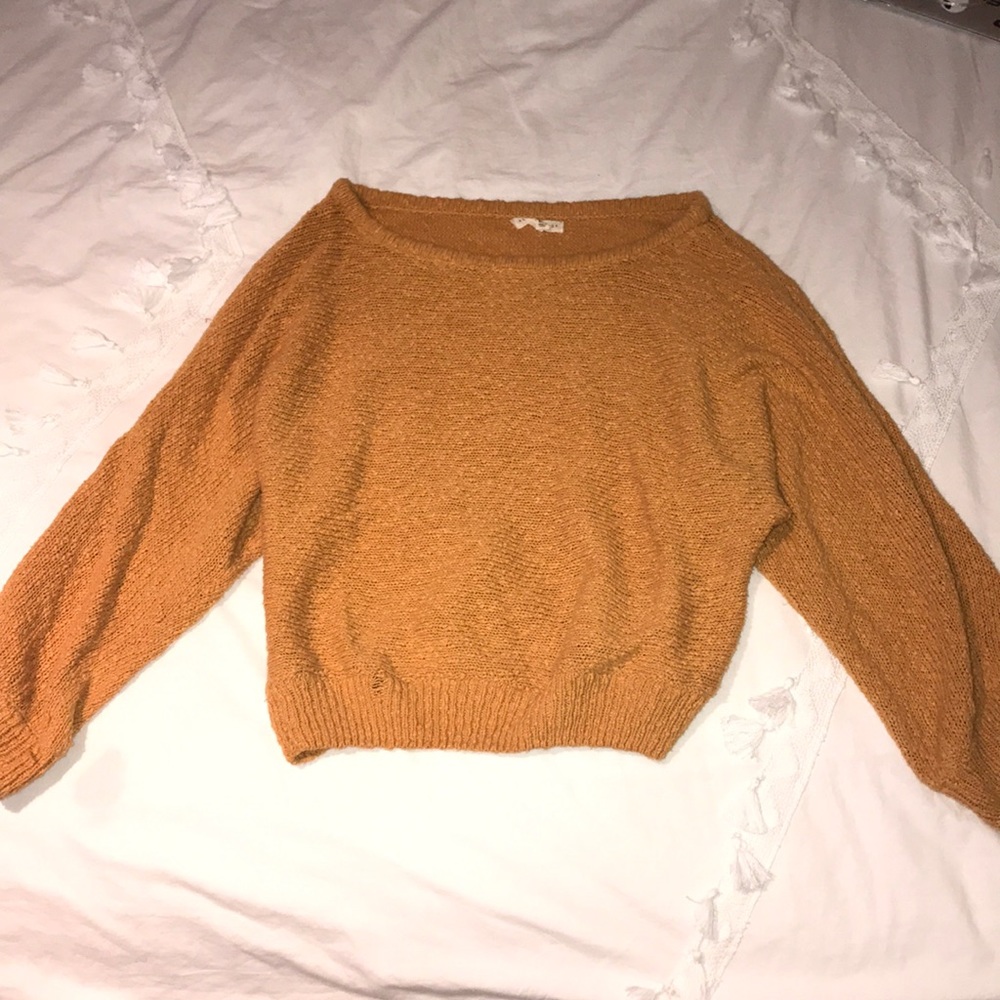Orange LA hearts sweater